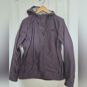 The North Face Purple Hooded Rain Jacket